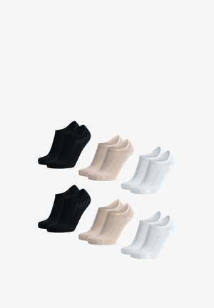 6-PACK - Calcetines tobilleros - beige black white