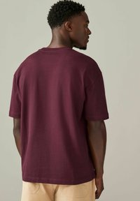 Next HEAVYWEIGHT - REGULAR FIT - T-shirts basic - burgundy red
