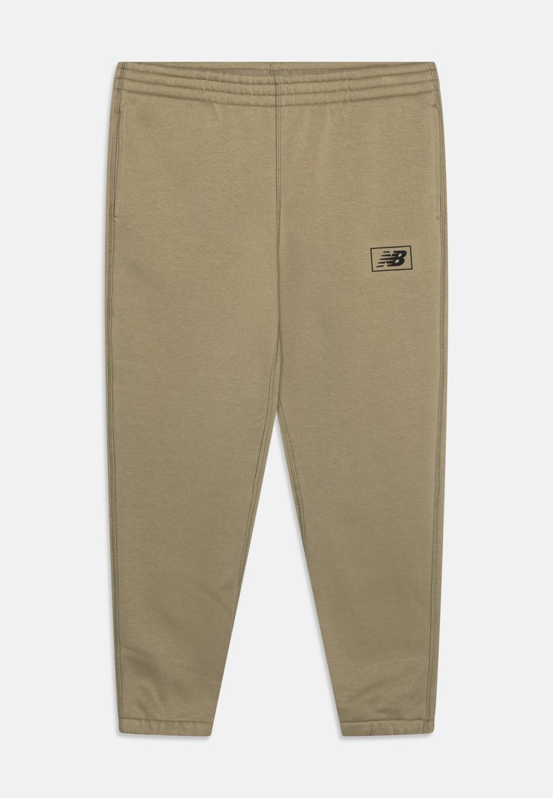 New Balance ESSENTIALS BRUSHED BACK PANT UNISEX - Teplákové kalhoty - fatigue green