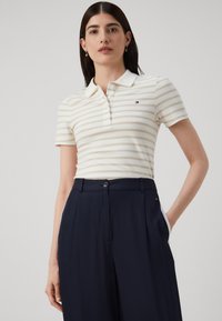 Tommy Hilfiger 1985 SLIM  - Polotričko - ecru/classic beige