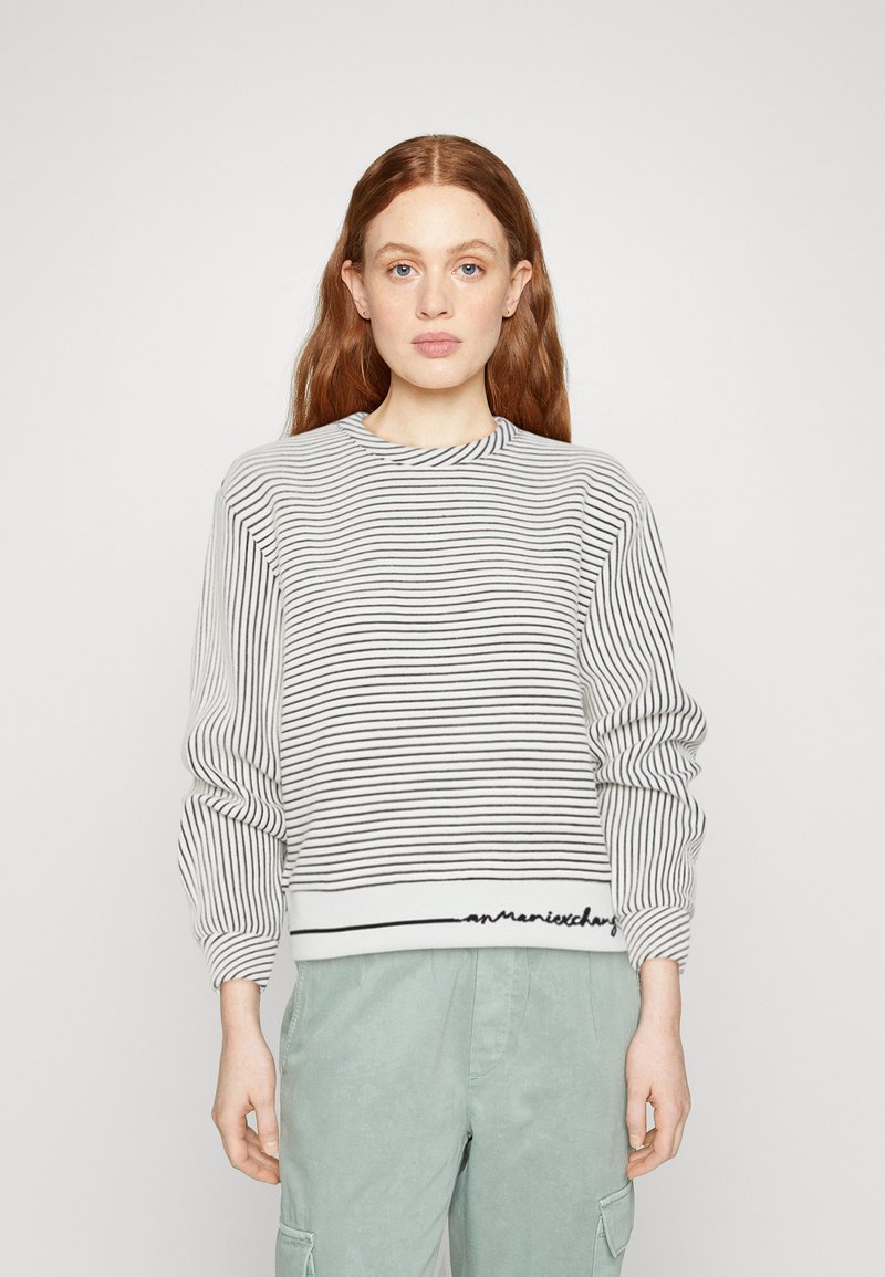 Armani Exchange Sweter/biały Zalando.pl