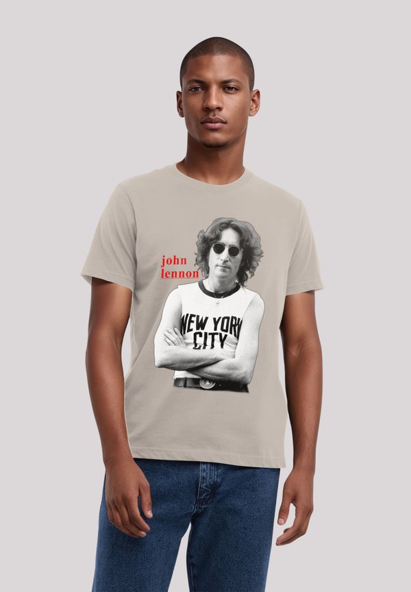 JOHN LENNON - T-Shirt print - sand