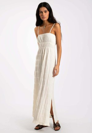 CON TEXTURA - Vestido largo - beige