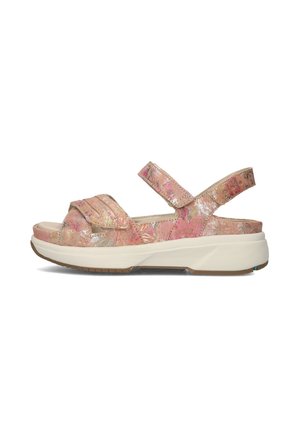 Sandalen met plateauzool - brown fantasy