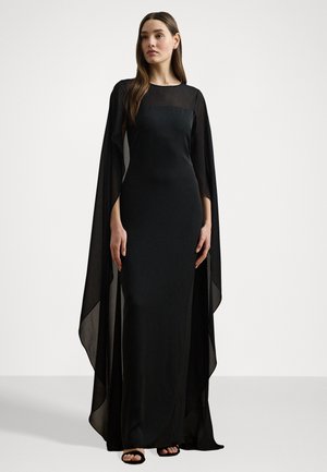 Lauren Ralph Lauren CAPE GEORGETTE GOWN - Occasion wear - black