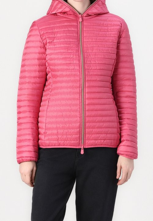 Veste blazer coupe droite ajustée fermeture un bouton femme rose