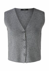 Oui Waistcoat - grey