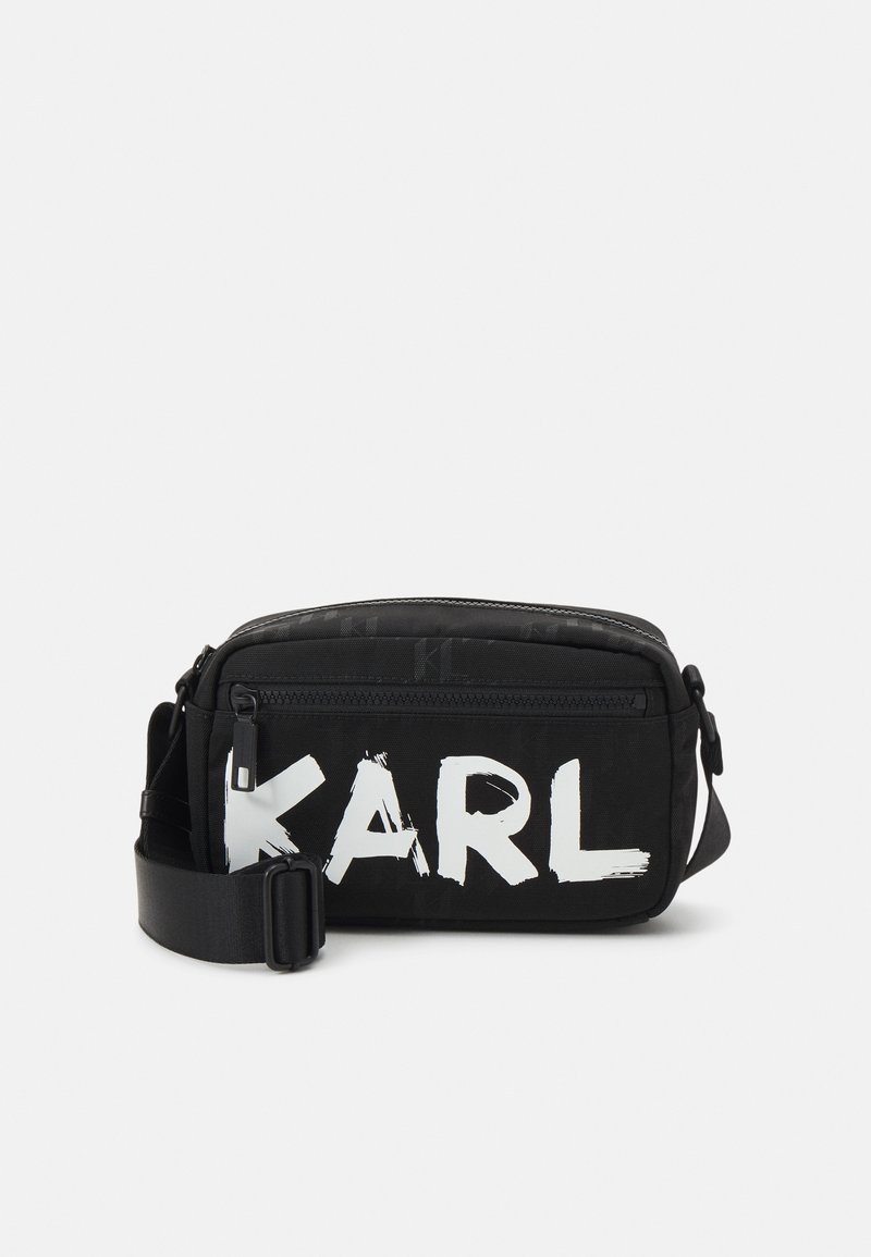 KARL LAGERFELD ETCH CAMERA BAG UNISEX Geantă crossbody black/negru