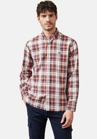 ALTONADOCK CUADROS - Camisa - blanco
