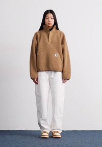 Carhartt WIP ELLIOT HIGH NECK LINER - Pulover iz flisa - peanut