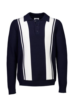 BLOCK STRIPE  - Langarmshirt - navy