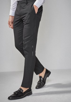 TUXEDO TROUSERS SKINNY FIT - Kostymbyxor - black