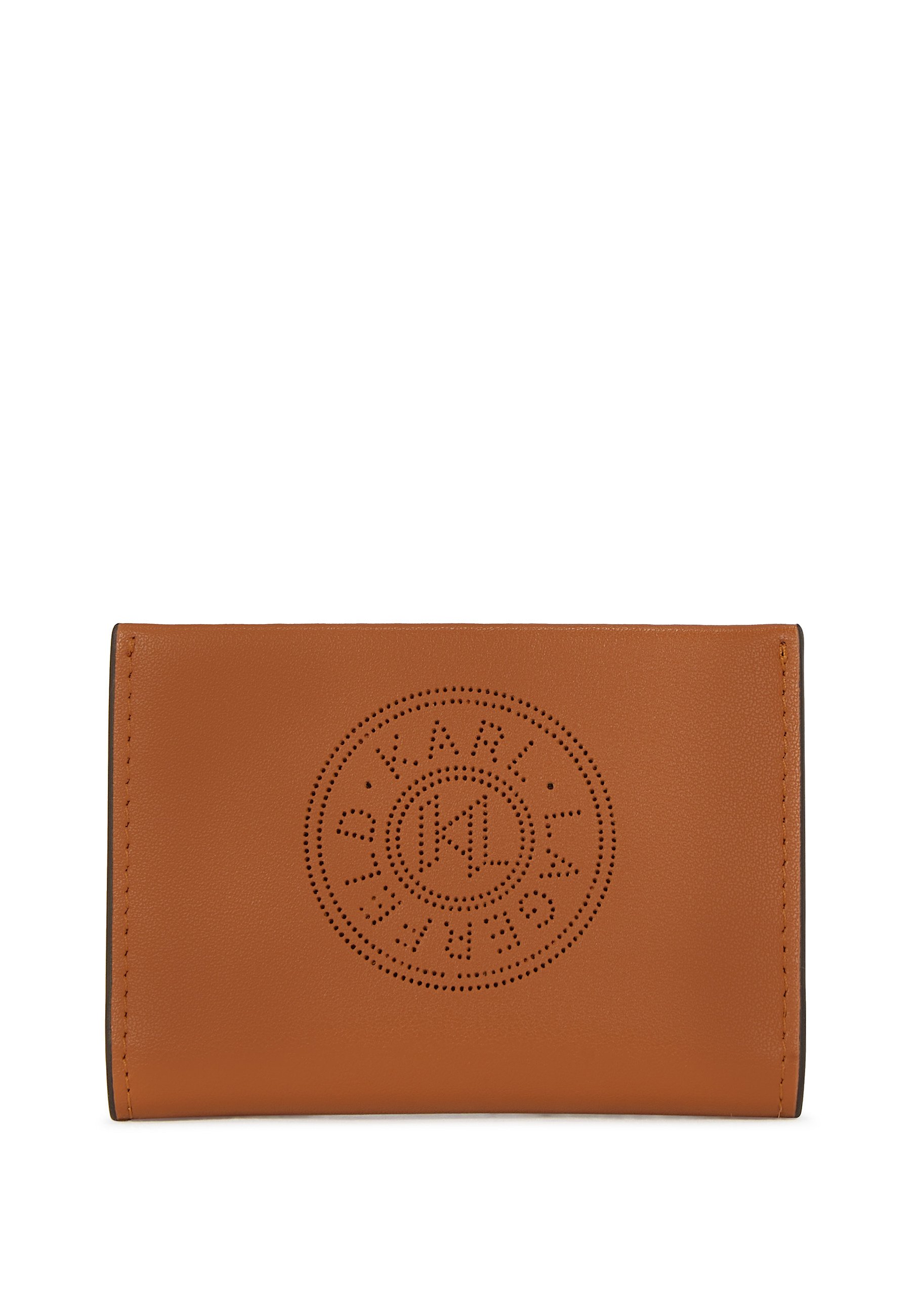 KARL LAGERFELD CIRCLE FLAP Portafoglio dark tan/marrone chiaro