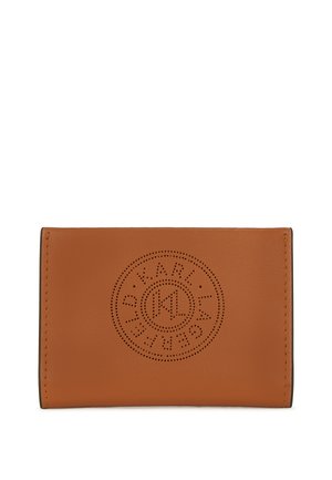 CIRCLE FLAP - Wallet - dark tan