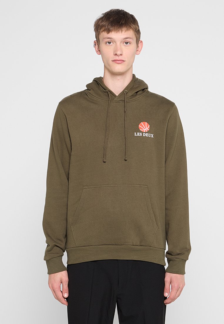 Les Deux Hoodie kaki Les Deux Hoodie kaki