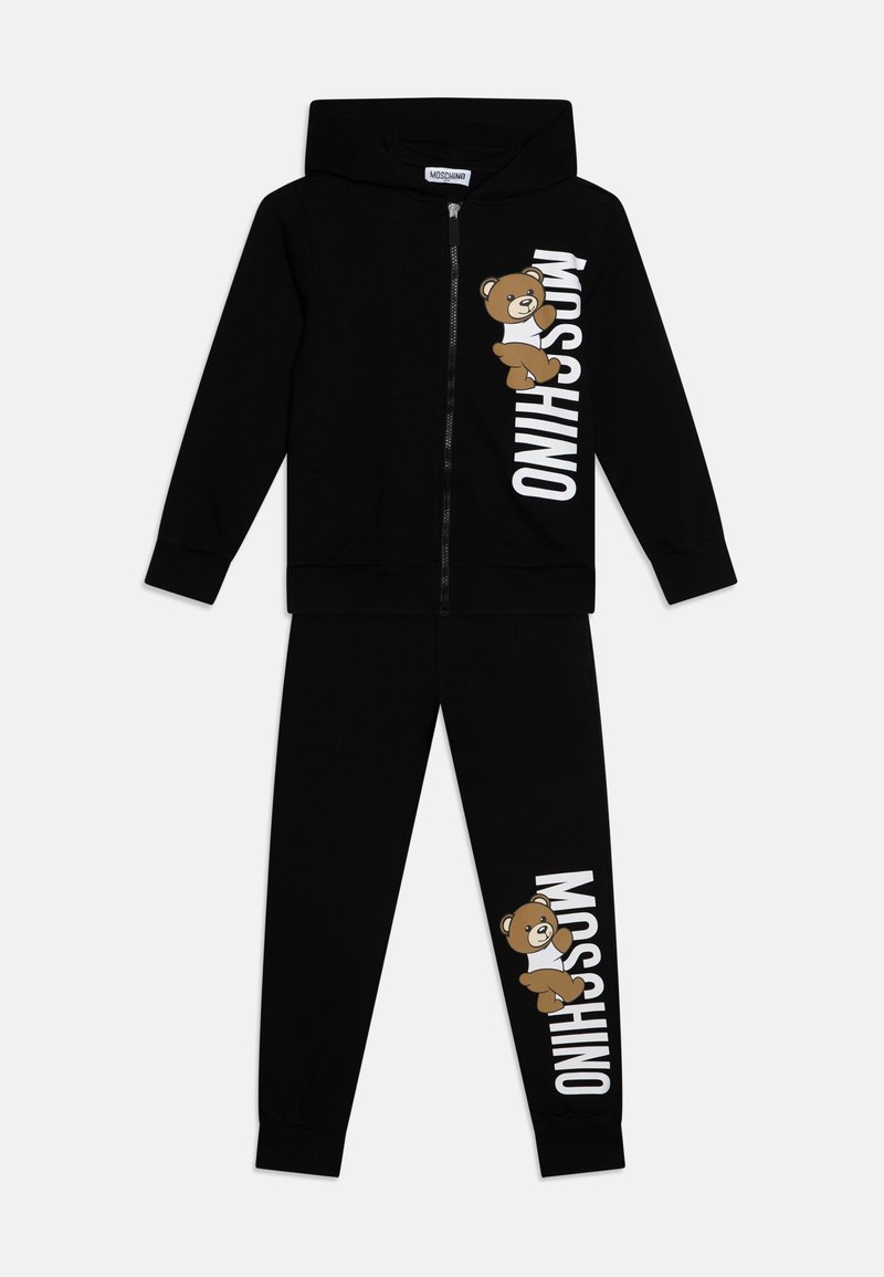 MOSCHINO HOODED TRACKSUIT UNISEX SET - Chándal - black