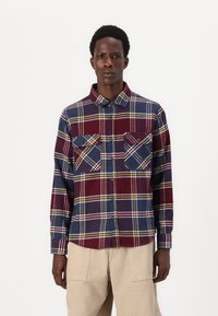 Brixton BOWERY  - Overhemd - mood indigo/port/saffron