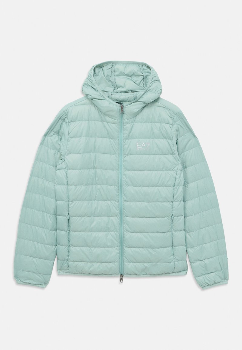 EA7 Emporio Armani Gewatteerde jas mintgroen