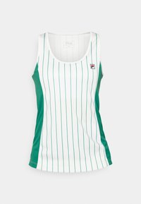 NINA - Top - white alyssum green jacket