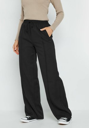 Long Tall Sally WIDE  - Tracksuit bottoms - black