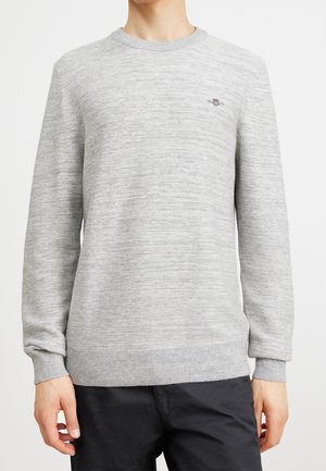 Pullover - mottled light grey