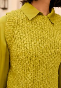 Next Striktrøje - lime green