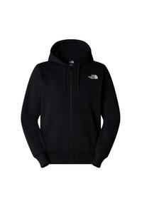 SIMPLE DOME FULL ZIP HOODIE - Majica s kapuljačom i patentnim zatvaračem - tnf black