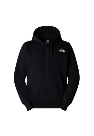 The North Face SIMPLE DOME FULL ZIP HOODIE - Felpa con zip - tnf black