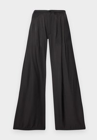 FLUID TROUSERS - Pantalon classique - offblack