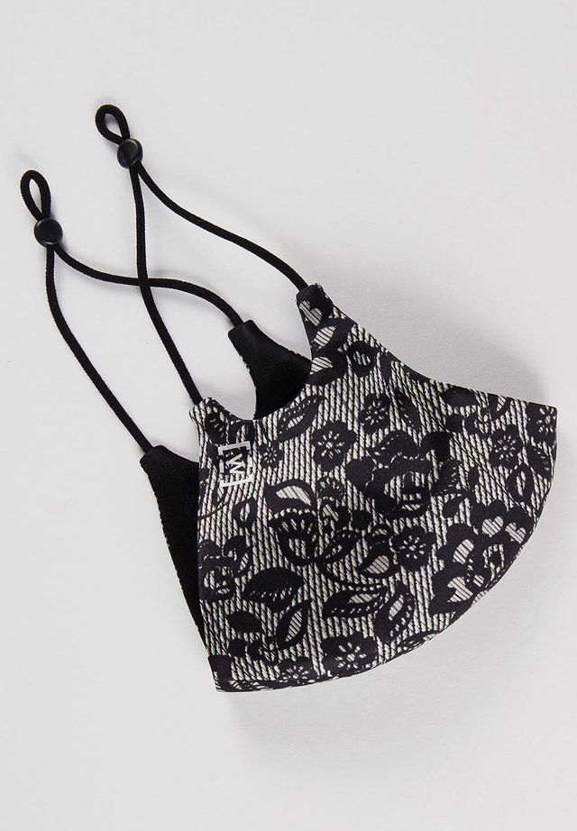 LUXURY LACE MASK REVERSIBLE - Masque en tissu - black
