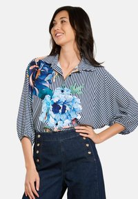 FLORAL PRINT STRIPED - Overhemdblouse - offwhite