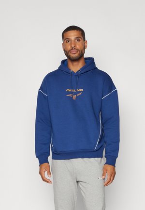Mizuno ATHLETICS GRAPHIC HOODY - Felpa con cappuccio - estate blue