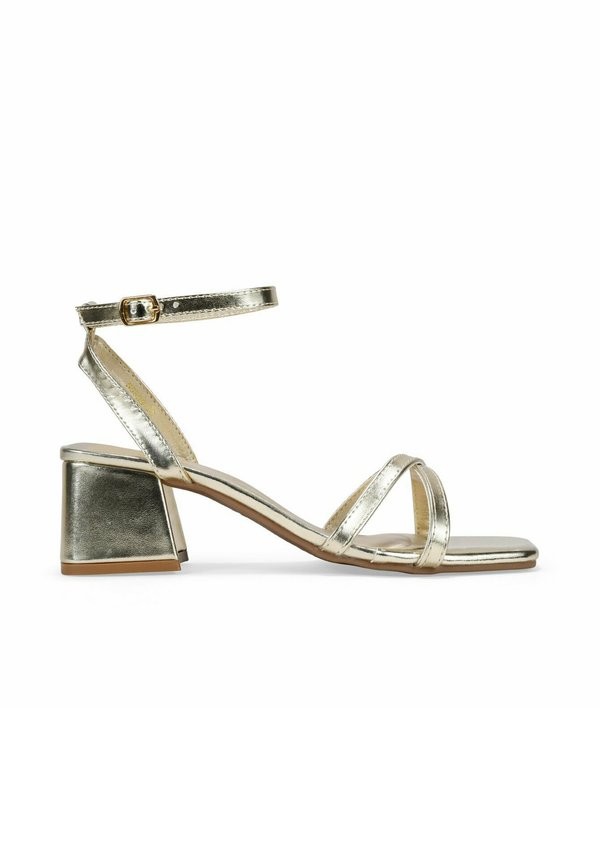 CON HEBILLA - Riemensandalette - oro