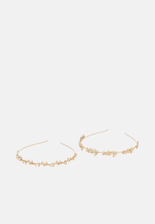 PCLEXI HAIRBAND 2 PACK - Akcesoria do stylizacji włosów - gold-coloured