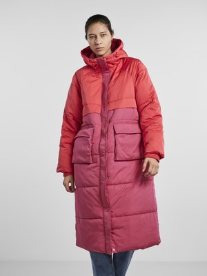 YAS YASSOF PADDED COAT - Vinterkappa /-rock - beetroot purple/bitter sweet