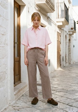 PULZ, PZLUCA BOXY SHIRT - Skjortebluser - potpourri
