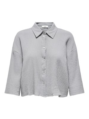 JDY, THEIS LIFE 3/4 CROP SHIRT - Overhemdblouse - formal gray