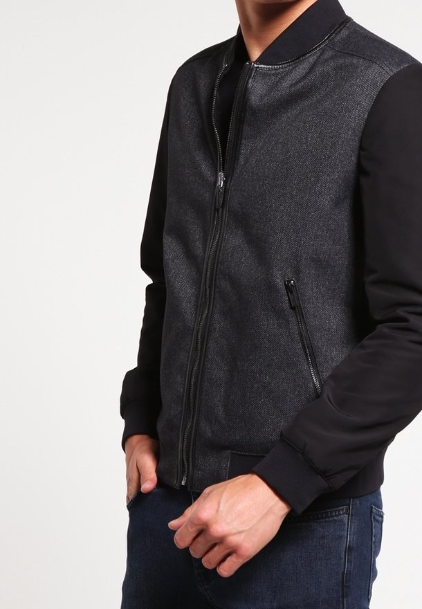 HUGO Bomberjacke - black