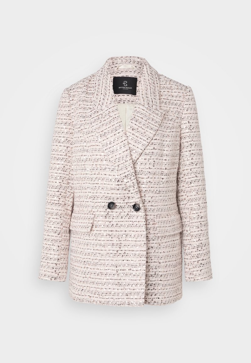 Bruuns Bazaar Halflange jas roze