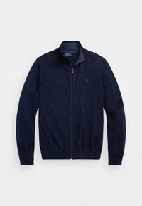 COTTON FULL ZIP SWEATER - Gilet - hunter navy/winter navy