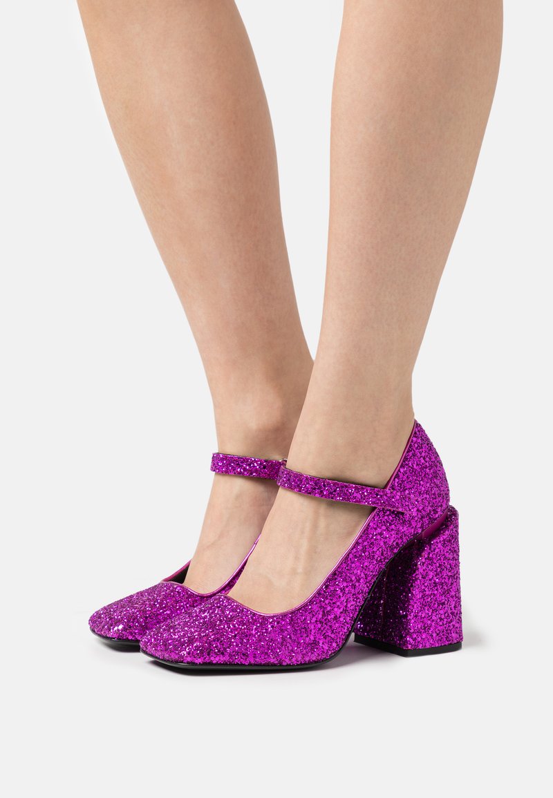 Pinko CLAUDIE MARY JANE GLITTER Classic heels fucsia festival/pink