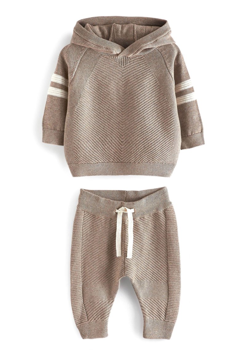 Next SET STANDARD - Sweat à capuche - taupe brown/marron - ZALANDO.FR