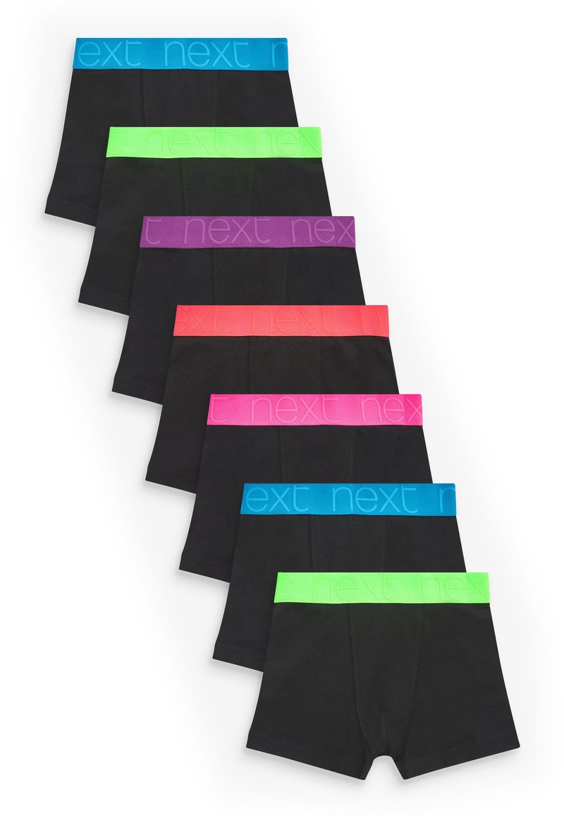 Next 7 PACK STANDARD - Nadrág - black fluro waistband