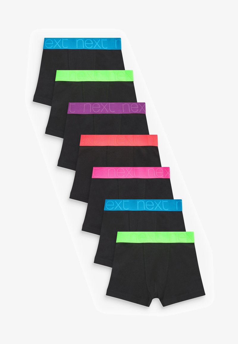 Next 7 PACK STANDARD - Hipster - black fluro waistband