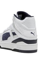 Puma SLIPSTREAM HI LTH - Vysoké tenisky - white/new navy