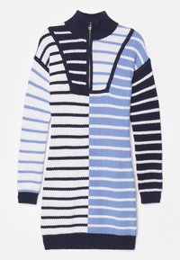 MINI HAMPTON DRESS - Gebreide jurk - blue