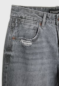 Stradivarius Vaqueros rectos - grey denim