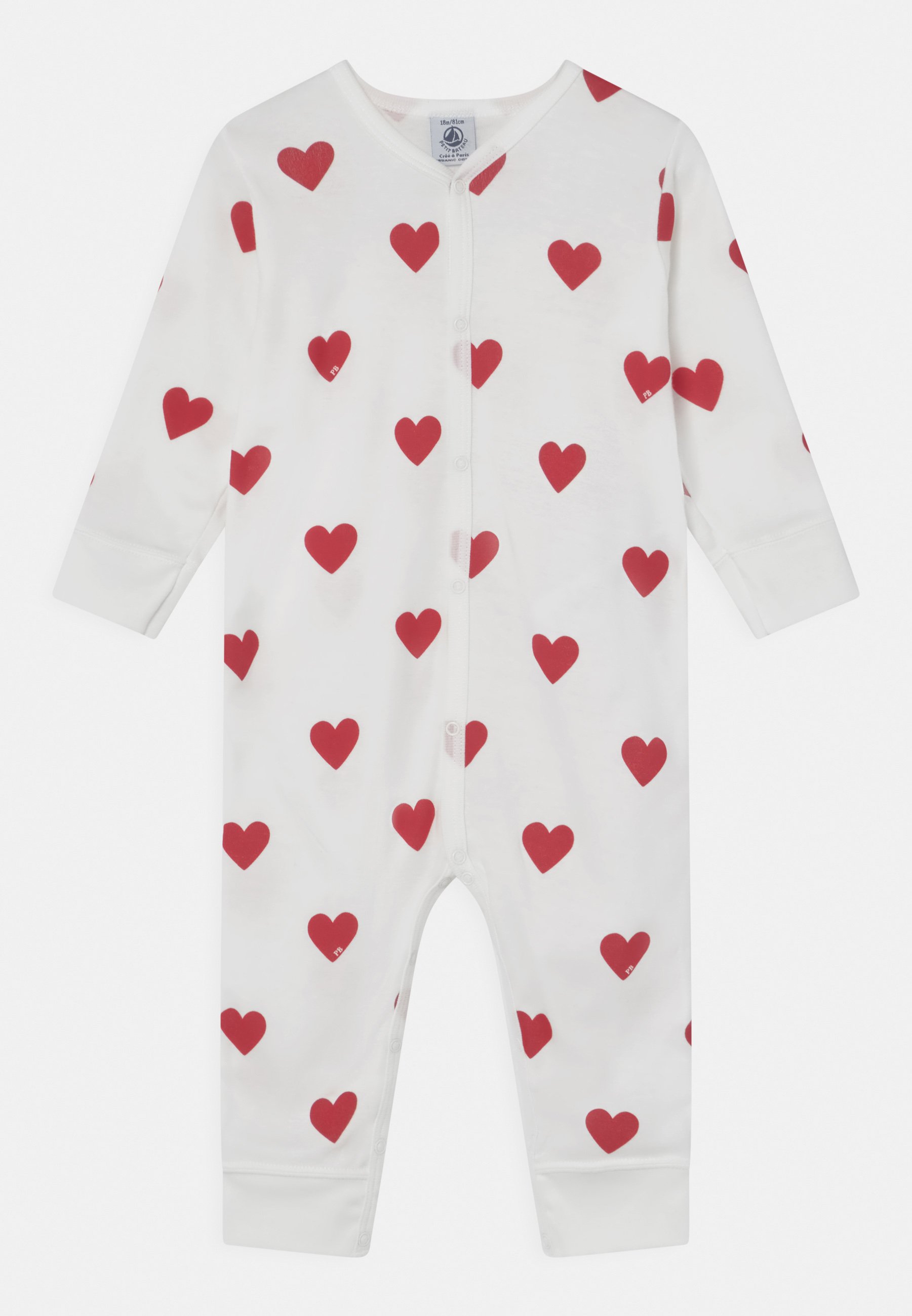 Petit Bateau DORS BIEN SANS PIEDS Pyjama marshmallow/terkuit