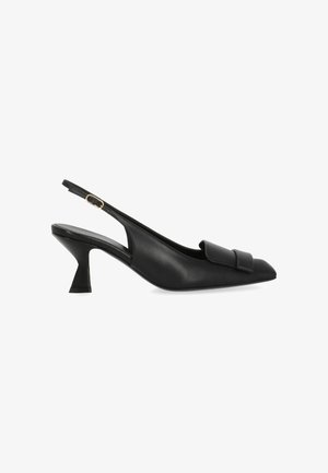 Sergio Rossi, SLINGBACK TACCO A ROCCHETTO - Decolleté - nero