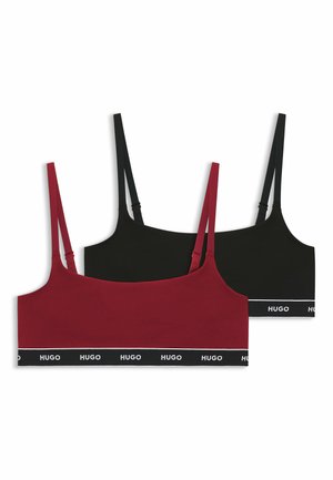 TWIN BRALETTE STRIPE 2 PACK - Brassière - open red